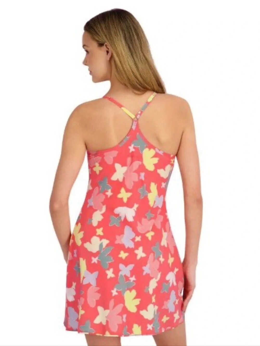 NWT Outdoor Voices Exercise Dress Medium Slice of Life Pink Floral UPF 50+ New - Picture 3 of 16